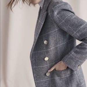 Club Monaco Jemma Plaid Coat